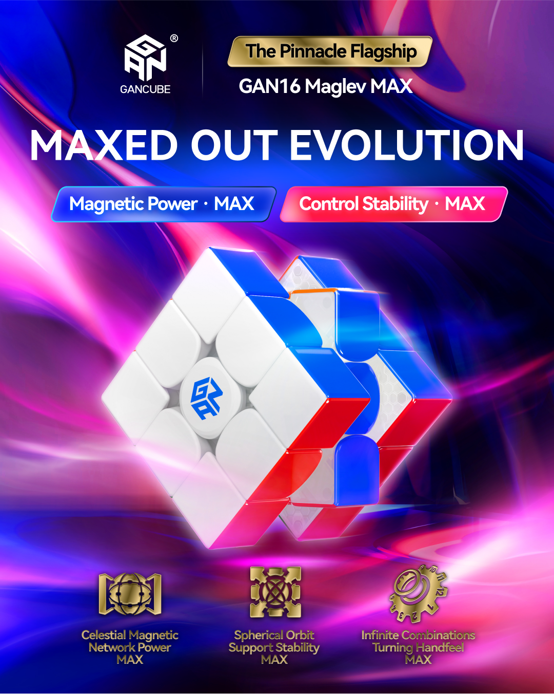 GAN 16 Maglev MAX UV