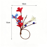 Décorations de Noël complémentaires de style européen, anneaux de serviette en aiguilles de pin - Origine Chine, directement du fabricant pour usage domestique