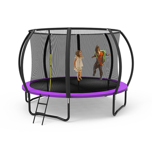 <span class=keywords><strong>Trampolín</strong></span> Profesional Zoshine de 12 pies para Exteriores con Anillo Superior de Fibra de Vidrio y Espuma de PVC, Red de Seguridad Interior, Colores Personalizados, Uso Doméstico - Product Image 1