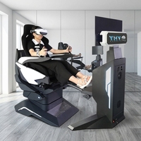 Simulateur de réalité virtuelle 9D VR 360 YHY en alliage d'aluminium pour parcs d'aventure, chaise de cinéma de réalité virtuelle pour intérieur et extérieur
