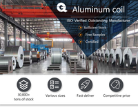 Precio del rollo de aluminio 3105 H25 2017 T4, 6082 T6, 7075, rollo jumbo de aluminio en bobina T651, 3003 H16, 5754, bobina de aluminio.