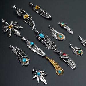 Collares con Colgantes de Plumas, Múltiples Estilos, Acero Inoxidable, Joyería para Hombre y Mujer, Accesorios en Oferta 2024 - Product Image 6