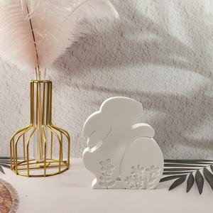 Handmade <b>Resin</b> Casting <b>Molds</b> <b>for</b> DIY Decorative Ornaments Ins Style <b>Silicone</b> Rabbit holding an egg ornament <b>Mold</b> X0523 - Product Image 1