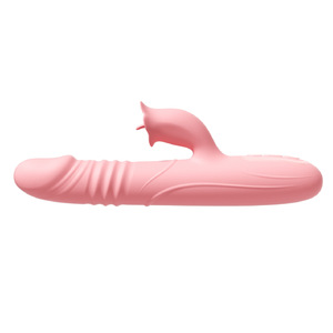Dildo vibrador telescópico con función de beso francés, masturbador telescópico totalmente automático, masajeador vibrador femenino con calefacción, para adultos - Product Image 5