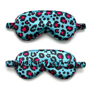 Antifaz para Dormir con Estampado de Ojos de Leopardo, Correa Elástica, Imitación de Seda, Bloquea la Luz, Transpirable - Product Image 3