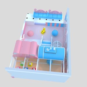 Hot Sale New Design Preschool Toddler Kids <b>Small</b> Indoor Commercial Playground With <b>Slide</b> - Product Image 5
