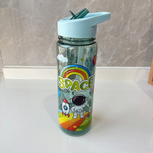 2026 High Beauty Plastic Water <b>Cup</b> Cute Children's Portable Cartoon Sports Water <b>Cup</b> <b>with</b> <b>Straw</b> - Product Image 5