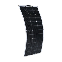 Panel Solar Flexible Monocristalino de Silicio de 100W para Uso Doméstico, para Ventanas