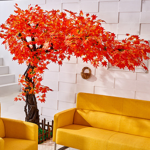 Árbol de arce rojo otoño artificial al por mayor diseño grande de fibra de vidrio para decoraciones al aire libre - Product Image 2
