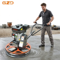 Machine de finition de sol en ciment GZD OEM, machine de finition de route, 60 cm de diamètre, truelle à béton portative à essence