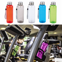 Joudoo — bouteille en plastique pour boisson, 16oz, sans BPA, contenant pour sportifs, avec Logo personnalisable, 500ml