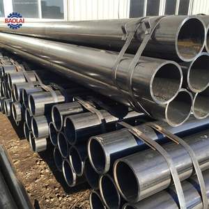 Tuyaux en <span class=keywords><strong>acier</strong></span> laminé à froid EN10255 ASTM A500 Q345, tubes ronds en <span class=keywords><strong>acier</strong></span> au carbone noir soudés pour l'irrigation à faible consommation d'eau - Product Image 3