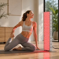 P200 OEM/ODM 200 ampoules, panneau thérapeutique multifonctionnel à lumière rouge sur pied
