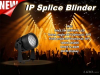 Liro IP65 étanche Mini Blinder 350w RGBWAL 6in1 LED COB Blinder scène lumière extérieure épissage public lumière pour Concerts