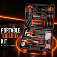 Ensemble d'outils de bricolage multi-usages, kit de réparation portable pour la maison et les travaux électriques de base