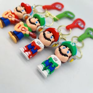 4 nouveaux modèles de porte-clés <span class=keywords><strong>Mario</strong></span> Anime Figure Souvenir <span class=keywords><strong>3d</strong></span> Character Pvc Rubber <span class=keywords><strong>Mario</strong></span> Keychain - Product Image 4