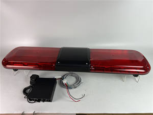 Barre lumineuse d'avertissement rouge ECE R65 de 48 pouces, barres lumineuses d'urgence utilisées pour les pompiers, les ambulances, les camions de remorquage, les véhicules de sécurité - Product Image 3