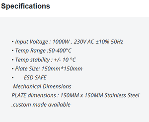 Placa Calefactora Digital Avanzada con Control de Temperatura Preciso, Superficie de Calentamiento Duradera y Rendimiento Confiable para Laboratorio - Product Image 4