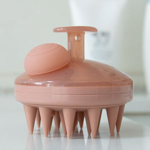 <span class=keywords><strong>Mejor</strong></span> Venta de masajeador de cuero cabelludo de silicona <span class=keywords><strong>cepillo</strong></span> exfoliante de cuero cabelludo mssager para el crecimiento del cabello - Product Image 4