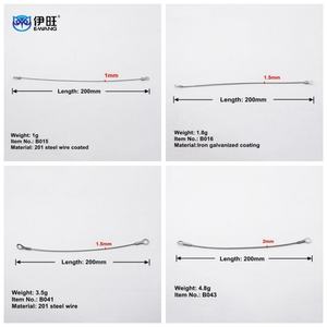 Colgadores de Techo de Acero Inoxidable con Lazo, Cadenas Metálicas de Seguridad con Extremos de Lazo - Product Image 5
