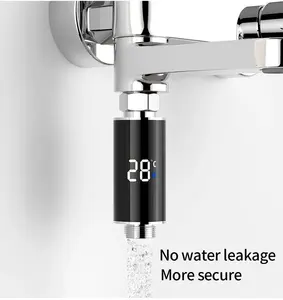 مقياس ترموستير بدش Led قراءة فورية ميزان ترموستير للمياه للحمام المنزلي والمطبخ محمول باليد - Product Image 3