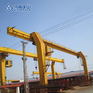 Pengendali jarak jauh cerdas model L kotak baja jenis Girder tunggal Gantry Crane