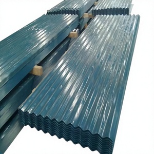 Láminas de Techo Corrugadas Galvanizadas con Recubrimiento de Zinc Prepintadas y con Acabado de Color, Estándar ASTM, <span class=keywords><strong>para</strong></span> Techos Lacados - Product Image 1