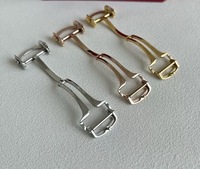 Boucle de bracelet de montre en acier inoxydable de haute qualité, compatible avec les bracelets de montre Cartier, durable, à dégagement rapide, accessoire de bracelet de montre