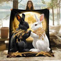 Factory flange Blanket design personnalisé polyester jeter couverture canapé - lit couverture voyage de bureau à domicile