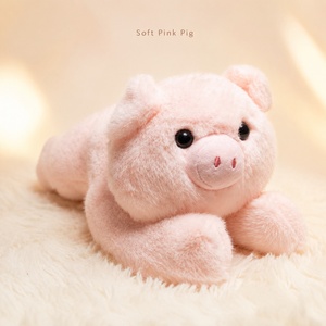 Peluche di Maialino Rosa Morbido con Texture Soffice e Naso Carino per Bambini, Ideale per Abbracciare e Decorare la Camera da Letto, Vendita all'Ingrosso di Alta Qualità - Product Image 1