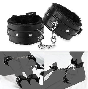 Verstelbare handboeien, halsband, enkelboeien, blinddoek, PU-veer, adult games, seksspeeltjes, bondage, BDSM-set, beperkingen voor mannen en vrouwen - Product Image 5