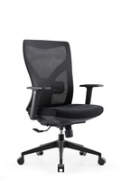 Chaise de bureau de direction robuste, design contemporain, pivotante, cadre en plastique