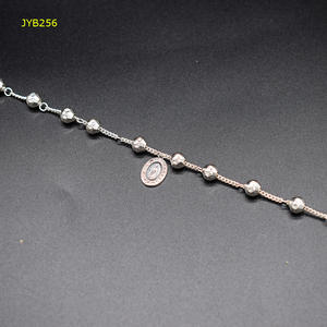 JYB256 braccialetto <span class=keywords><strong>rosario</strong></span> vergine maria in <span class=keywords><strong>argento</strong></span> sterling S925 di alta qualità all'ingrosso bracciale <span class=keywords><strong>rosario</strong></span> vergine maria in <span class=keywords><strong>argento</strong></span> Sterling <span class=keywords><strong>925</strong></span> - Product Image 4