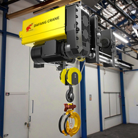 Palans électriques à câble métallique à faible hauteur libre, à plusieurs vitesses, 2 tonnes, 5 tonnes, 10 tonnes, type européen, palans électriques à câble en acier