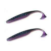 Leurre souple Alpha Glitter T Tail 9,5 cm 3,2 g, appât en silicone, nage réaliste, pour la pêche au bar, au brochet, à la truite en eau douce et en eau salée