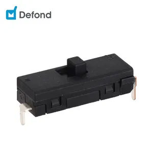 Defond ON-OFF SPST Mini Slide Switch BSY-1120-01-BBP21-01R 10(3)A 250VAC