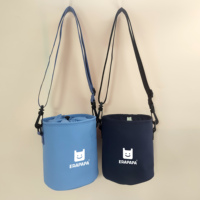 Sac fourre-tout cylindrique rond de style baril, personnalisable avec logo, Miss Unique, mini, durable, imperméable, résistant à l'usure, avec motif léopard