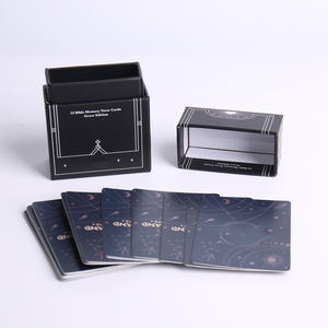 Cartas Bíblicas Personalizables de Alta Calidad, Diseño Clásico Negro Mate Duradero, Cartas de Juego con Caja Rígida - Product Image 2