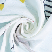 Bavoirs en mousseline pour bébés unisexes, garçons et filles, couverture en mousseline à motif de fleurs douces et bavoir pour bébés
