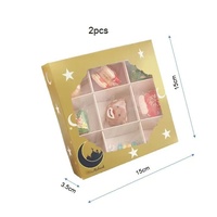 Boîtes en papier de qualité supérieure pour les bonbons du festival du chocolat haut de gamme Boîte d'emballage cadeau de Noël
