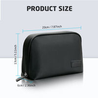 Tas Organizer Elektronik untuk Perjalanan, untuk Kabel, Hard Disk, Power Bank, Tas Penyimpanan Kecil Pengatur Kabel, Pengatur Charger