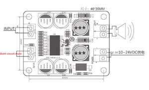 Carte d'<span class=keywords><strong>amplificateur</strong></span> de puissance numérique mono TPA3118 PBTL 1x60W, module audio de classe D pour téléviseur LED / haut-parleur DIY - Product Image 3
