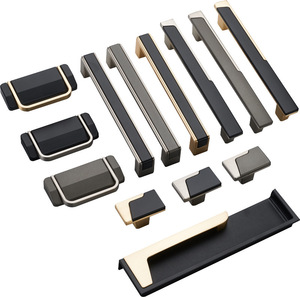 GQK Poignée de porte d'armoire simple en alliage de zinc de haute qualité Poignée de meuble d'armoire épaissie pour tiroirs à usage de cuisine - Product Image 1