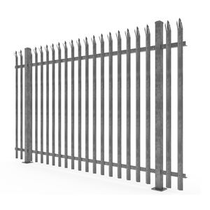 Clôture de palissade de piscine en acier galvanisé à chaud Clôture de palissade Clôture de palissade à triple pointe - Product Image 1