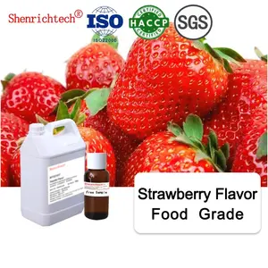 ISO gıda sınıfı çilek meyve lezzet konsantre sıvı toplu gıda tatlandırıcı