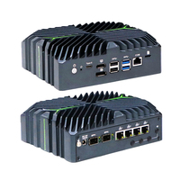 Mini PC Partaker Intel I7 1255U I5 1235U WIFI6 COM HD DP Tipo-C 2*DDR5 Computadora de Escritorio para Oficina/Hogar 4*2.5G LAN Win11 2x10GbE SFP
