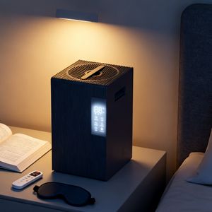 Увлажнитель воздуха паровой 5 л из нержавеющей стали, увлажнитель для здорового тепла и тумана для спальни, производительность 600 мл/ч - Product Image 5