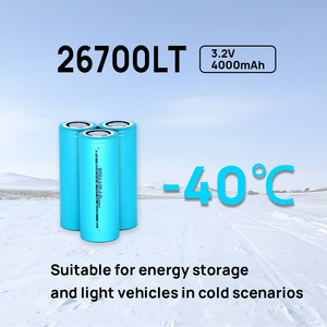 Batería de Litio Li-FePO4 26700LT de Baja Temperatura (-40~60°C), 3.2V 4000mAh, Recargable, con Certificación CE - Product Image 2