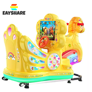 Ngựa nhỏ Swing Máy Kiddy đồng tiền hoạt động đi xe Kiddie Rides Máy trò chơi với màn hình - Product Image 4