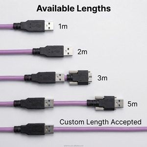 Kabel Ekstensi USB 3.0 Tembaga Murni dengan Bahan Kuningan untuk Kamera Industri - Product Image 6